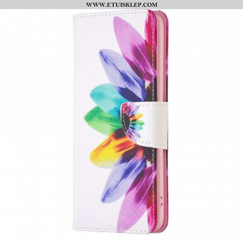 Etui Folio do OnePlus 10 Pro 5G Akwarela Kwiat